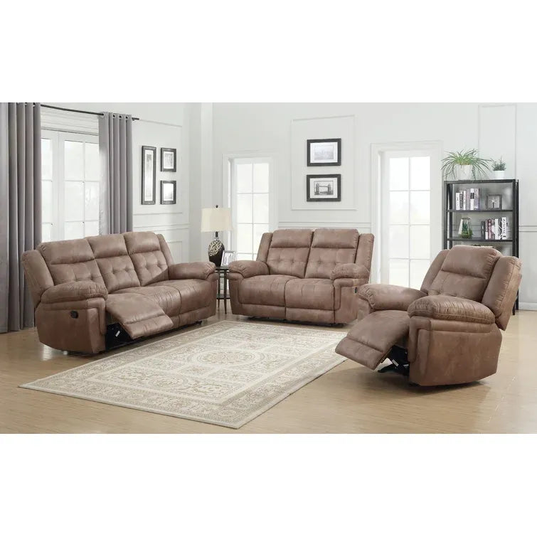 Elida 66'' Pillow Top Arm Reclining Loveseat