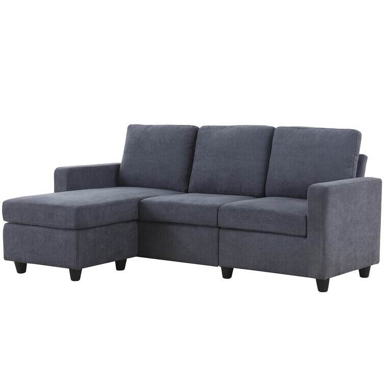 Campbelltown 78.5" Wide Reversible Sofa & Chaise with Ottoman