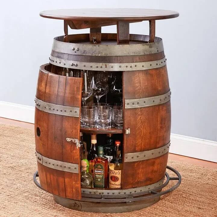 The ultimate wine barrel table (1 Table + 2 Chairs)