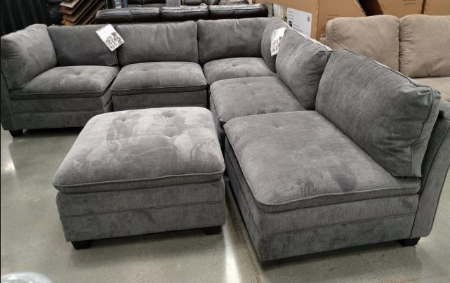 6-Piece Modular Fabric Sectional