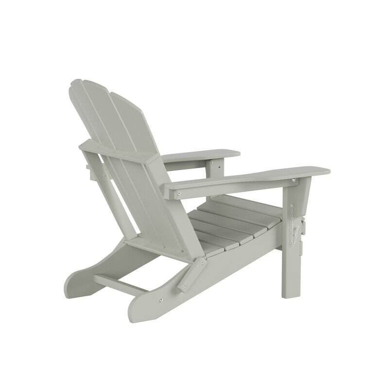 Elland HDPE Folding Adirondack Chair